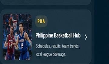 PBA basketball coverage